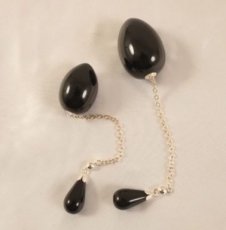 Anal Egg “black and silver“
